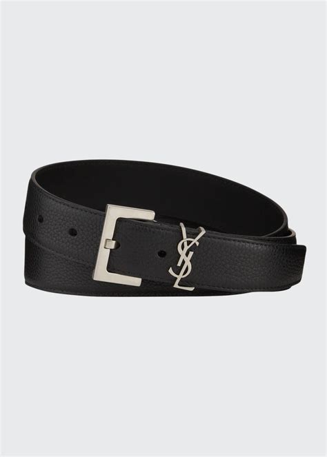 ysl belt logo|ysl belt men.